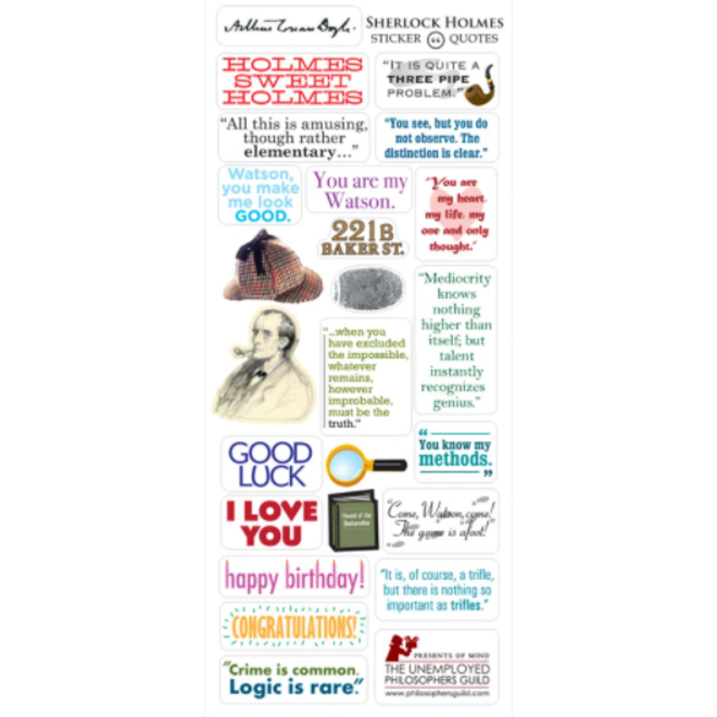 Sherlock Holmes Quotable Notable Greeting Card