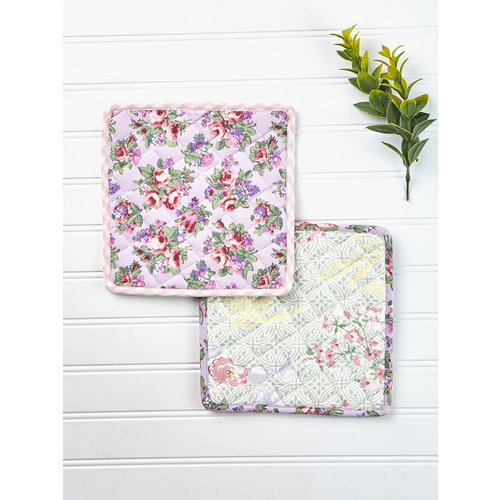 April Cornell Tea Garden Patchwork Potholder Set of 2 April Cornell Tea Garden Patchwork Potholder Set of 2