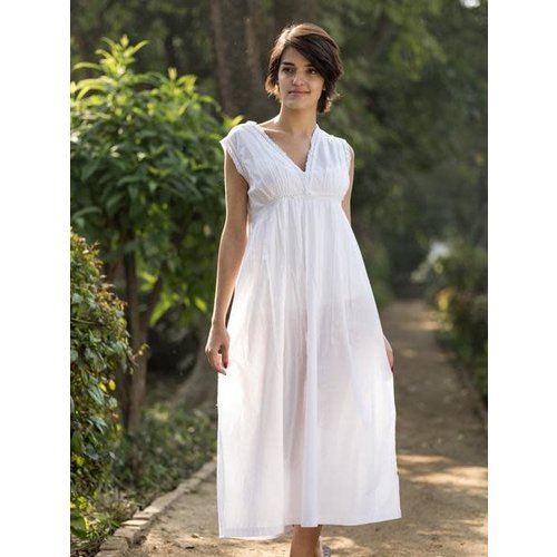 Cambric White Francoise Nighty Cambric White Francoise Nighty