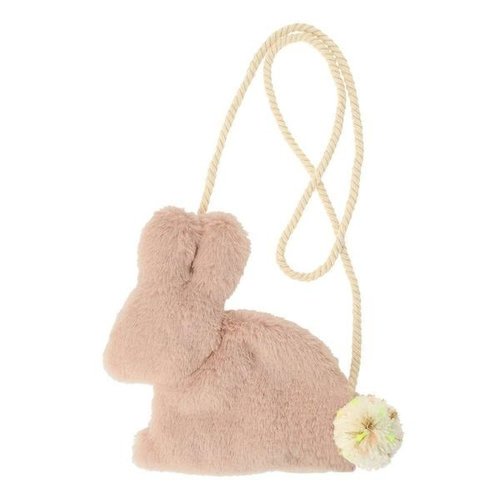 Meri Meri Pink Plush bunny bag Meri Meri Pink Plush bunny bag