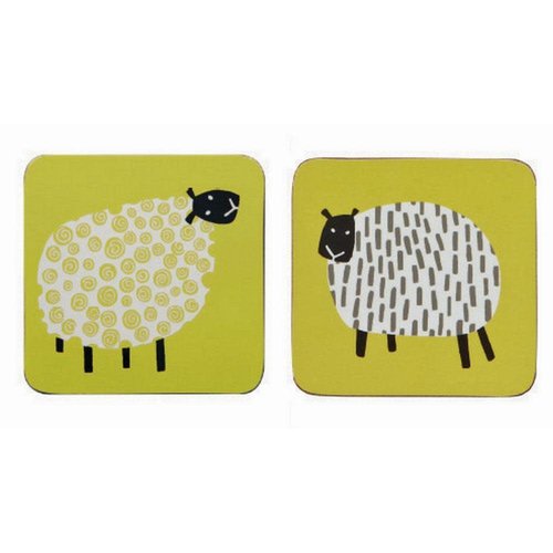 Ulster Weavers Dotty Sheep corked coaster Ulster Weavers Dotty Sheep corked coaster