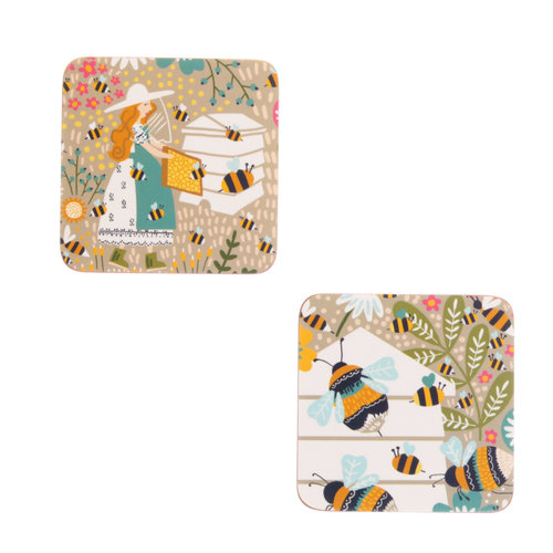 Ulster Weavers Bee Keeper cork coasters Ulster Weavers Bee Keeper cork coasters