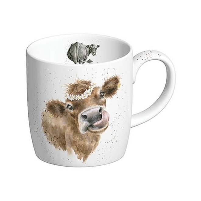Daisy Chain Cow Large Mug