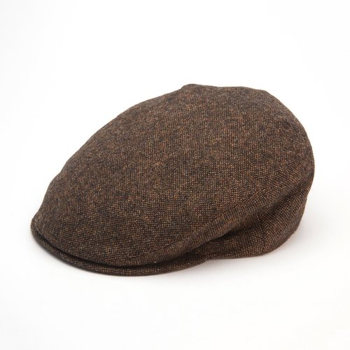 Jonathan Richard Jonathan Richard Donegal Tweed Cap - Brown County Cap Jonathan Richard Jonathan Richard Donegal Tweed Cap - Brown County Cap