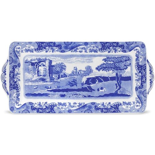 Spode Spode Blue Italian Sandwich Tray 13" Spode Spode Blue Italian Sandwich Tray 13"