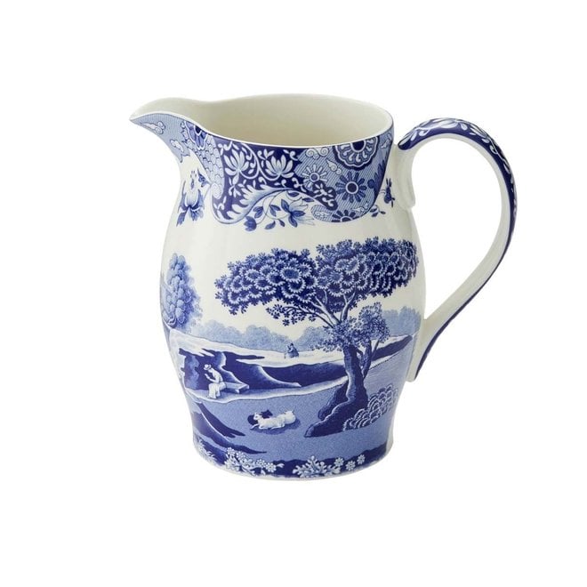 Blue Italian Liverpool Jug