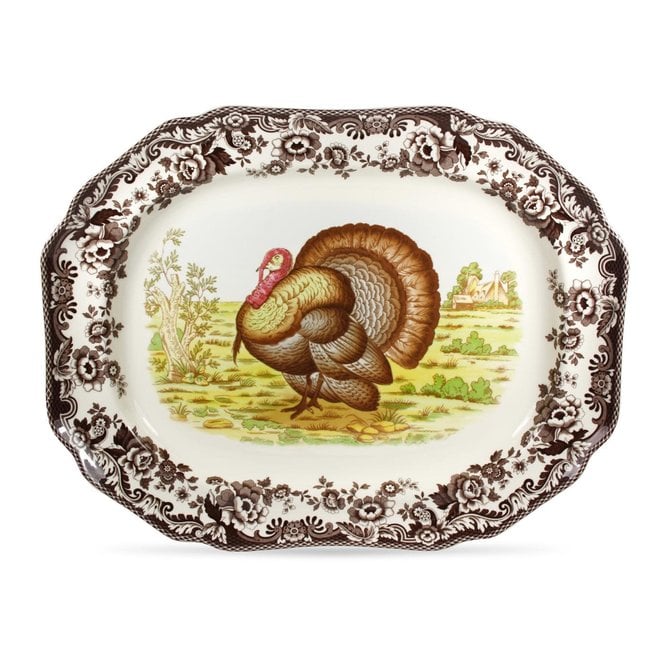 Woodland Rectangular Platter (Turkey)