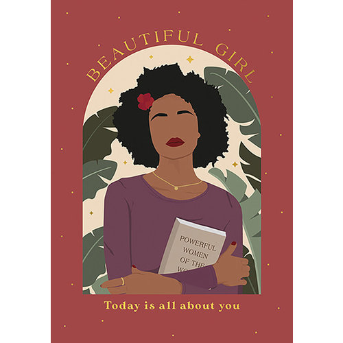 Beautiful Girl Birthday Card Beautiful Girl Birthday Card