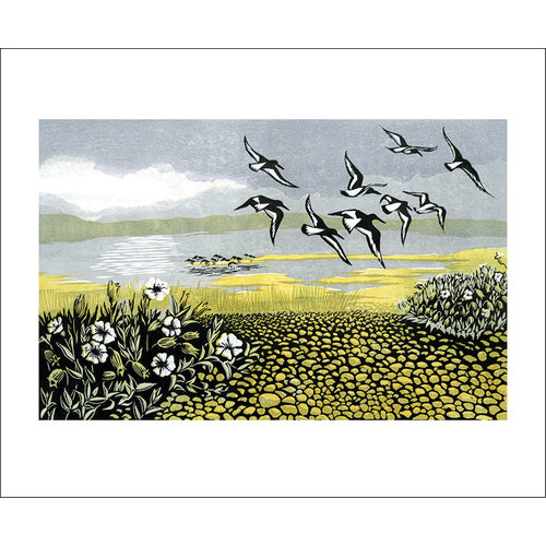 Art Angels Blakeney Oyster Catchers Card Art Angels Blakeney Oyster Catchers Card