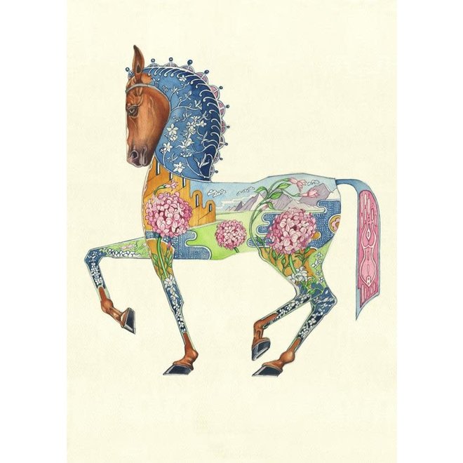 Watercolor Horse Greeting Card