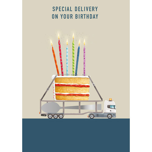 Ling Design Birthday Special Delivery Card Ling Design Birthday Special Delivery Card