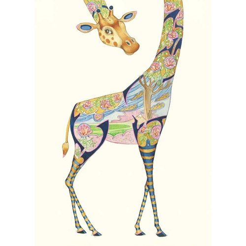 Giraffe Watercolour Card Giraffe Watercolour Card