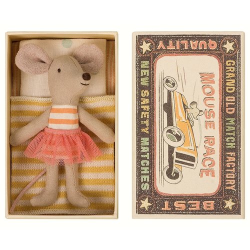 Maileg Maileg Little Sister Mouse in Box Maileg Maileg Little Sister Mouse in Box
