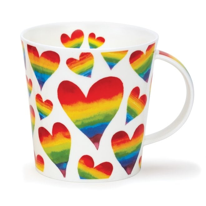 Cairngorm Rainbow Hearts Mug