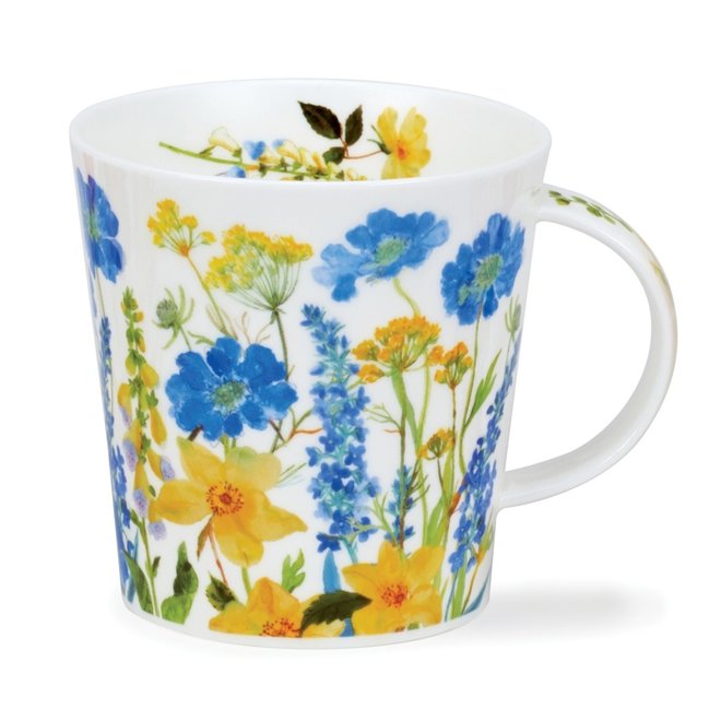 Cairngorm Cottage Border Blue Mug