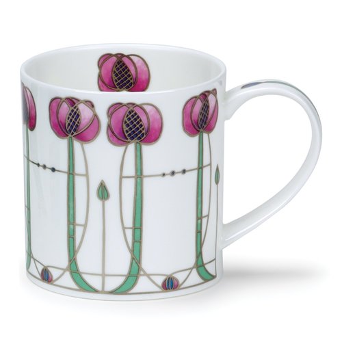 Dunoon Orkney Pink Argyle Mug Dunoon Orkney Pink Argyle Mug