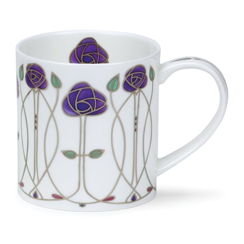 Dunoon Orkney Purple Argyle Mug Dunoon Orkney Purple Argyle Mug