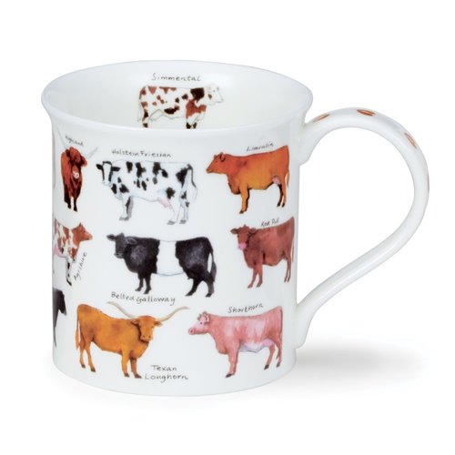 Dunoon Bute Animal Breeds Mug (Cow) Dunoon Bute Animal Breeds Mug (Cow)