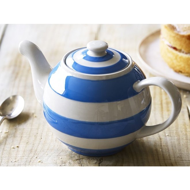 Blue Cornishware Large Betty Teapot