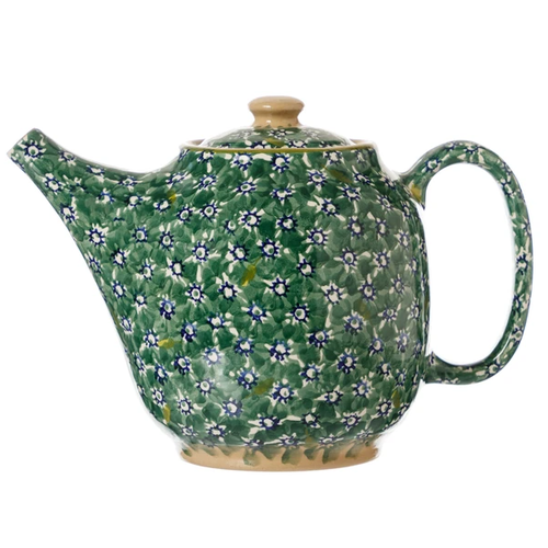 Nicholas Mosse Green Lawn Oval Tea Pot Nicholas Mosse Green Lawn Oval Tea Pot