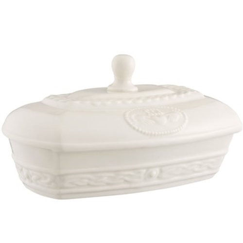 Belleek Claddagh Butter Dish Belleek Claddagh Butter Dish