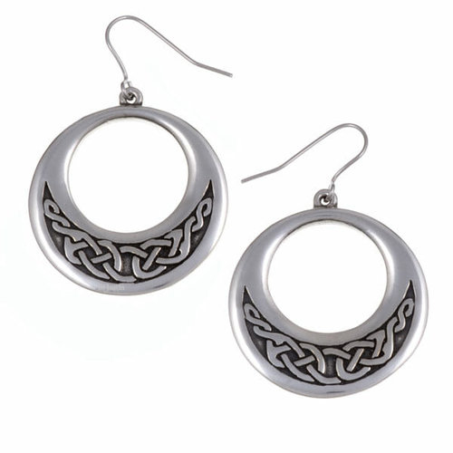 St Justin Creole Earrings Celtic Knotwork St Justin Creole Earrings Celtic Knotwork