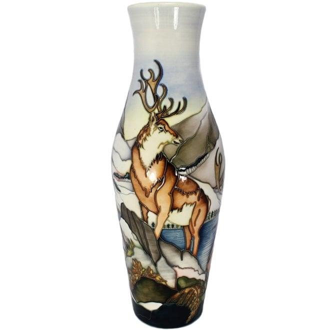 Moorcroft Highland Stags Vase 120/16 Limited Edition