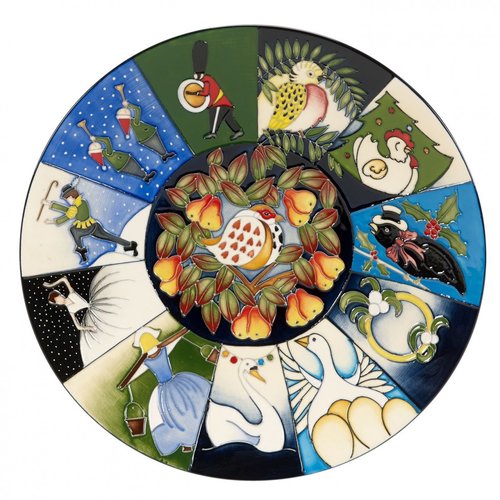 Moorcroft Pottery 12 days of christmas 785/10 Moorcroft Pottery 12 days of christmas 785/10