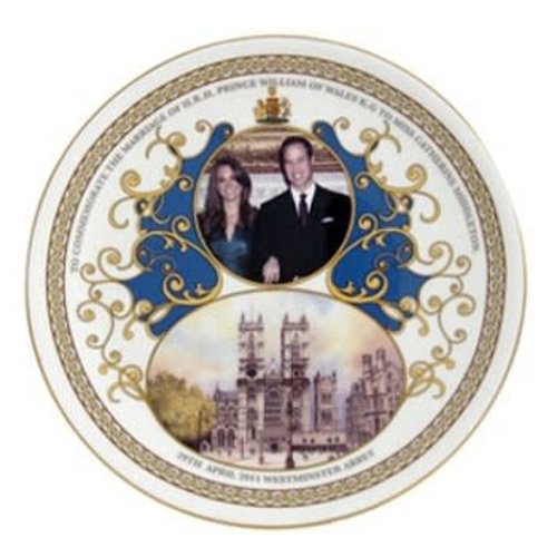 Aynsley China Aynsley Royal Wedding 8" Plaque Aynsley China Aynsley Royal Wedding 8" Plaque