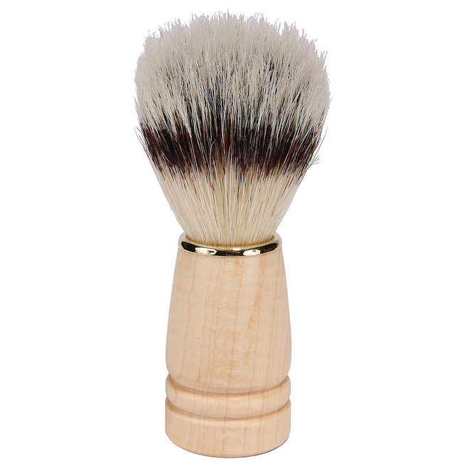 Kingsley Boar Bristle Shave Brush with Natural Wood Handle SB-500