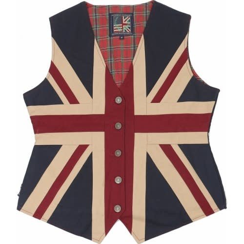 Woven Magic Union Jack Waist Coat XS Woven Magic Union Jack Waist Coat XS