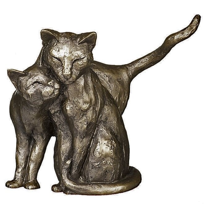 Frith Cats Making Friends Sculpture