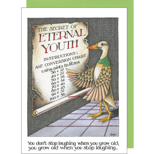 sugarhouse greetings eternal youth card SD239 sugarhouse greetings eternal youth card SD239