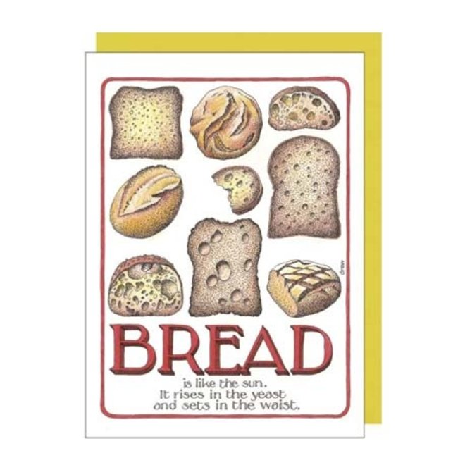 Bread Rises in the Yeast Card