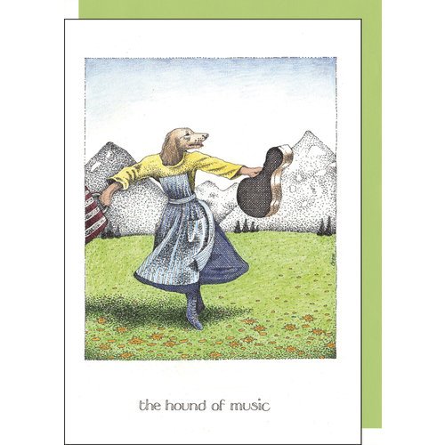 sugarhouse greetings hound of music card sd248 sugarhouse greetings hound of music card sd248