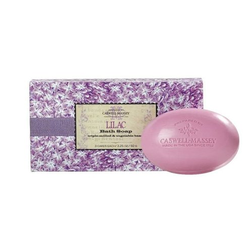 Caswell-Massey Caswell-Massey Lilac Bath Soap Set of 3 Caswell-Massey Caswell-Massey Lilac Bath Soap Set of 3