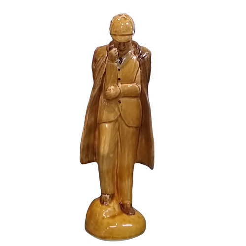 Babbacombe Pottery Sherlock Holmes Honey Glaze Statue Babbacombe Pottery Sherlock Holmes Honey Glaze Statue
