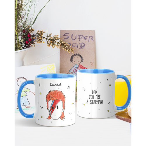 David Bowie "Dad you are a Starman!" Mug David Bowie "Dad you are a Starman!" Mug