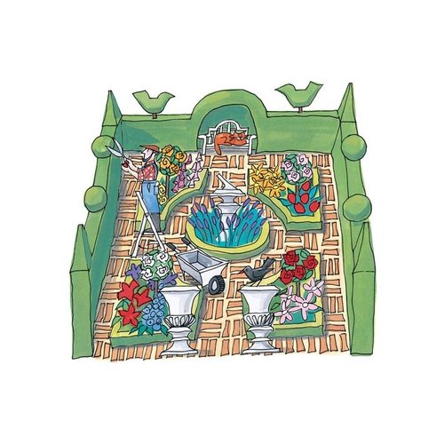 Alison Gardiner Formal Garden GGCP 03 Card Alison Gardiner Formal Garden GGCP 03 Card