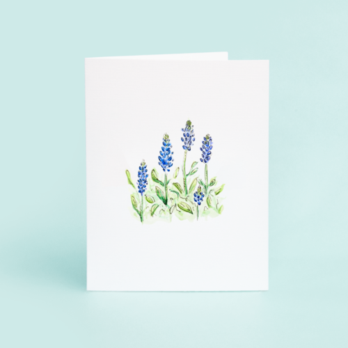 Taylor Paladino Bluebonnet Blank Greeting Card Taylor Paladino Bluebonnet Blank Greeting Card