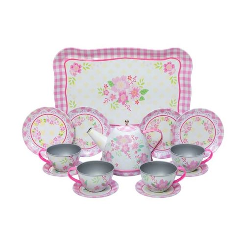 Schylling Schylling Fancy Children's Tin Tea Set Schylling Schylling Fancy Children's Tin Tea Set
