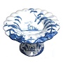 Isis Ceramics Blue Palladian Tea Cake Stand