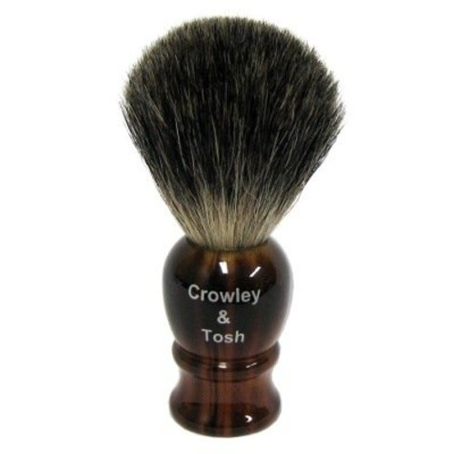 Crowley & Tosh mb15h Crowley & Tosh Mixed Badger Shaving Brush - Horn Crowley & Tosh mb15h Crowley & Tosh Mixed Badger Shaving Brush - Horn
