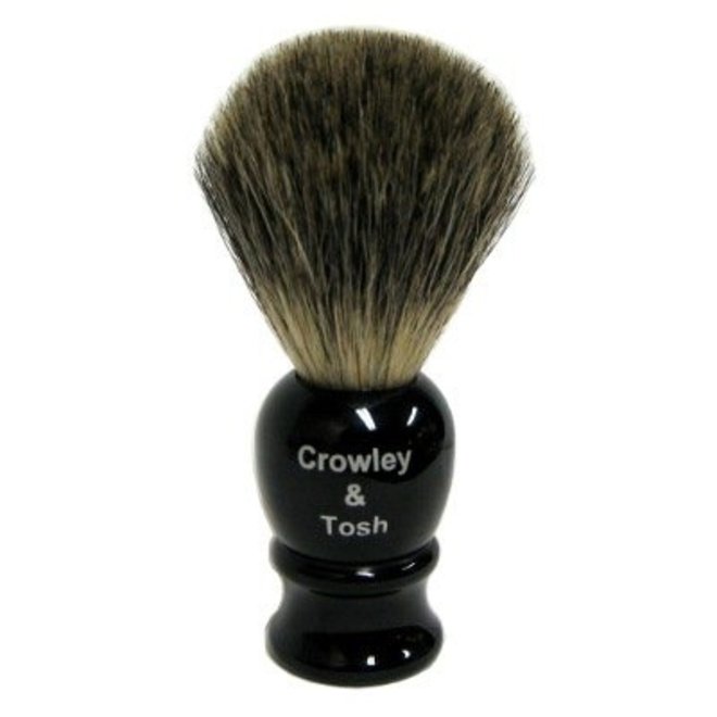 Crowley & Tosh Imitation Ebony  Mixed Badger Shaving Brush - Mb15k