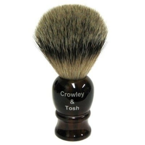 Crowley & Tosh ab15h Crowley & Tosh Best Badger Shaving Brush - Horn Crowley & Tosh ab15h Crowley & Tosh Best Badger Shaving Brush - Horn