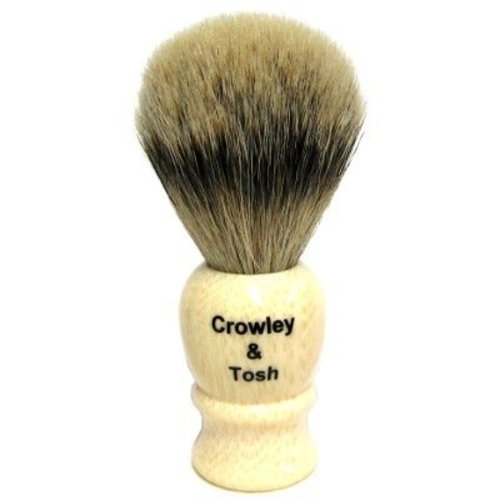 Crowley & Tosh sb15i Crowley & Tosh Silvertip Badger Shaving Brush - Imitation Ivory Crowley & Tosh sb15i Crowley & Tosh Silvertip Badger Shaving Brush - Imitation Ivory