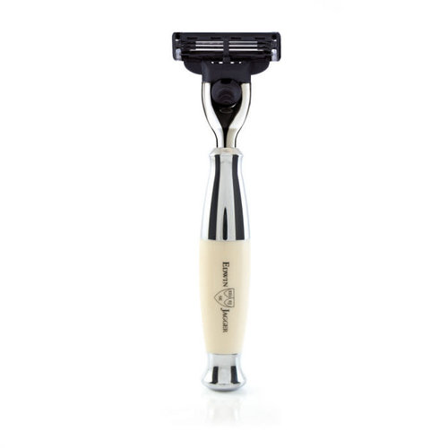 Edwin Jagger Edwin Jagger Mach 3 Razor Imitation Ivory Edwin Jagger Edwin Jagger Mach 3 Razor Imitation Ivory