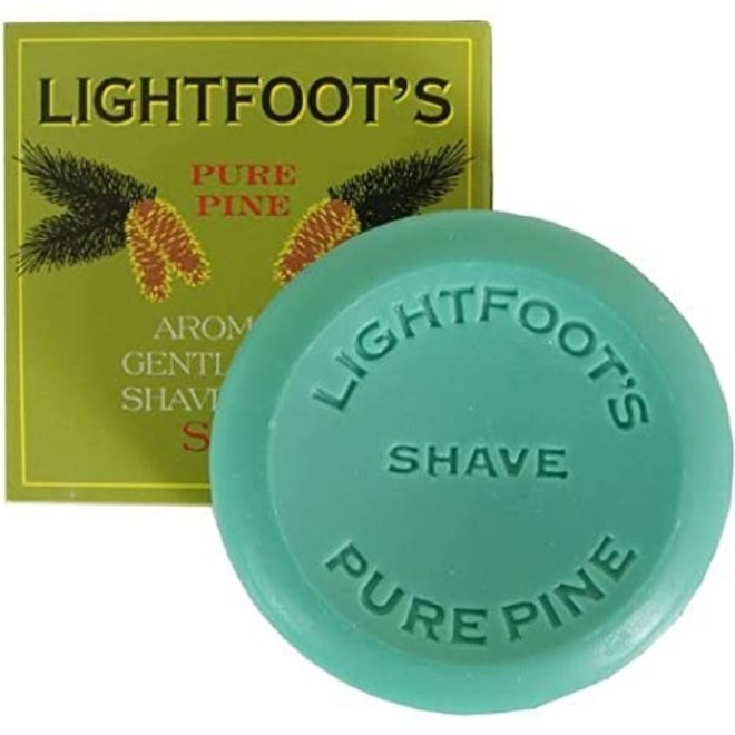 Lightfoot's Pure Pine Shave Creme Soap