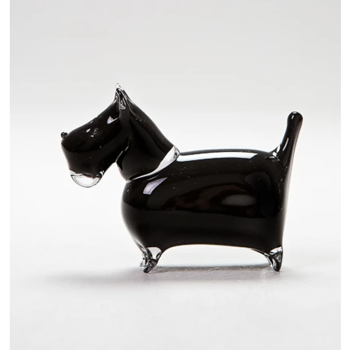 Langham Glass Scottie Glass Figurine Langham Glass Scottie Glass Figurine