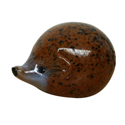 Twists Glass Studio Hedgehog Glass Paperweight Twists Glass Studio Hedgehog Glass Paperweight